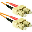 ENET 4M SC-SC Duplex Multimode 50-125 OM2 or Better Orange Fiber Patch Cable 4 meter SC-SC Individually Tested - American Tech Depot