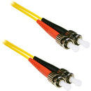 ENET 1M ST-ST Duplex Single-mode 9-125 OS1 or Better Yellow Fiber Patch Cable 1 meter ST-ST Individually Tested - American Tech Depot