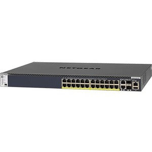 Netgear M4300 24x1G PoE+ Stackable Managed Switch with 2x10GBASE-T and 2xSFP+ (1;000W PSU)