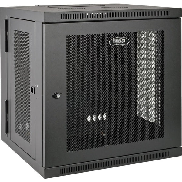 Tripp Lite 12U Wall Mount Rack Enclosure Server Cabinet Swinging Hinged Door Deep - American Tech Depot