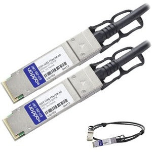 AddOn MSA and TAA Compliant 100GBase-CU QSFP28 to QSFP28 Direct Attach Cable (Passive Twinax, 1m) - American Tech Depot