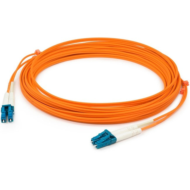 AddOn 1m LC (Male) to LC (Male) Orange OM2 Duplex Fiber OFNR (Riser-Rated) Patch Cable - American Tech Depot