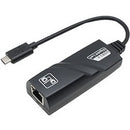 AddOn USB 3.1 (C) Male to RJ-45 Female Black Adapter - American Tech Depot