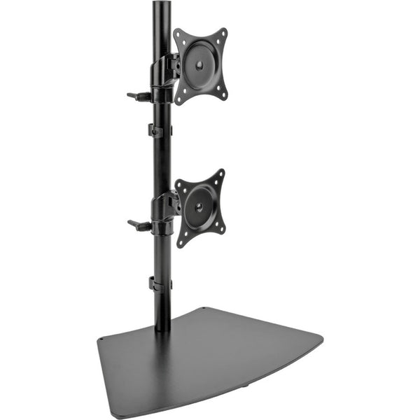 Tripp Lite Dual Vertical Flat-Screen Desk Mount Monitor Stand Clamp Swivel Tilt 15" to 27" Flat Screen Displays - American Tech Depot