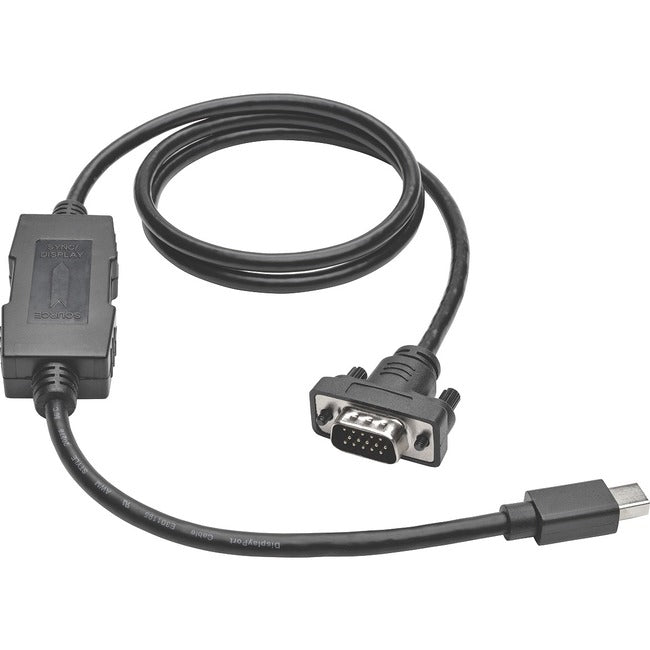 Tripp Lite 3ft Mini DisplayPort to VGA Adapter Active Converter mdp to VGA 1920 x 1200 DPort 1.2 M-M - American Tech Depot