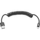 Tripp Lite 4ft Lightning USB-Sync Charge Coiled Cable for Apple Iphone - Ipad Black 4' - American Tech Depot