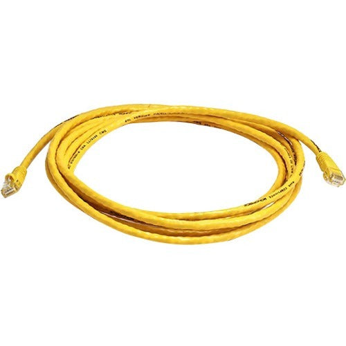 Monoprice Cat5e 24AWG UTP Ethernet Network Patch Cable, 10ft Yellow - American Tech Depot