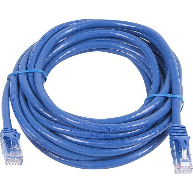 Monoprice FLEXboot Series Cat5e 24AWG UTP Ethernet Network Patch Cable, 14ft Blue - American Tech Depot