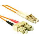 ENET 8M SC-LC Duplex Multimode 62.5-125 OM1 or Better Orange Fiber Patch Cable 8 meter SC-LC Individually Tested - American Tech Depot