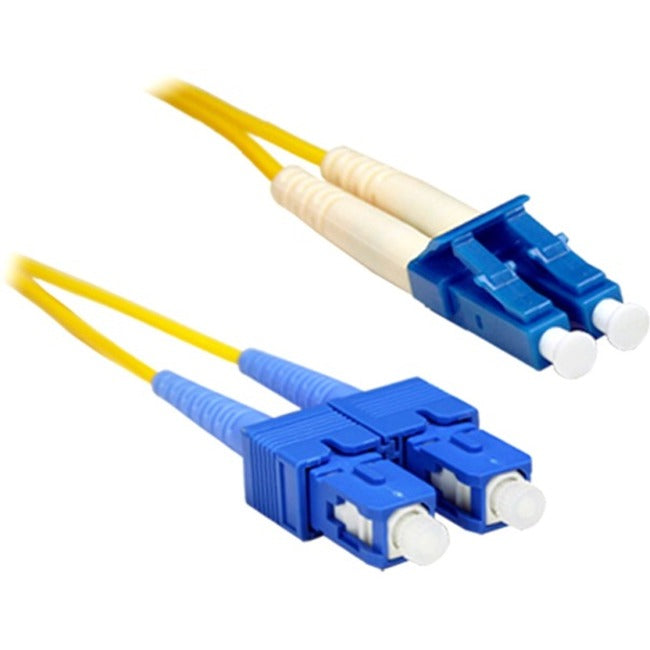 ENET 9M SC-LC Duplex Single-mode 9-125 OS1 or Better Yellow Fiber Patch Cable 9 meter SC-LC Individually Tested