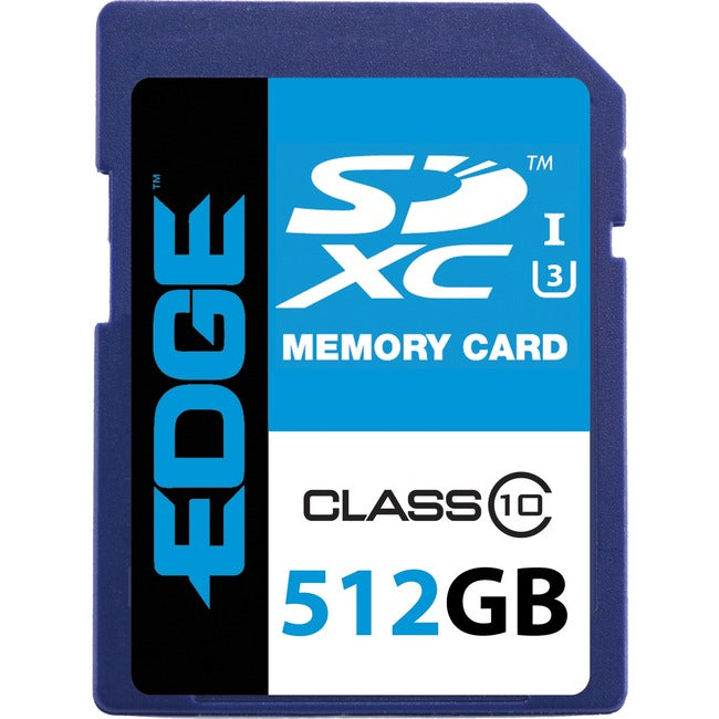 EDGE 512 GB Class 10-UHS-I (U3) SDXC
