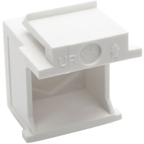 Tripp Lite Snap-In Blank Keystone Jack Insert, White, 10 Pack - American Tech Depot