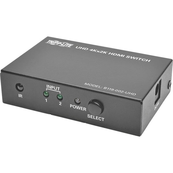 Tripp Lite 2-Port HDMI Switch for Video & Audio 4K x 2K UHD 60 Hz w Remote - American Tech Depot