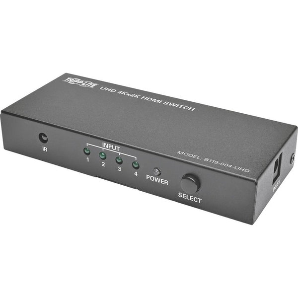 Tripp Lite 4-Port HDMI Switch for Video & Audio 4K x 2K UHD 60 Hz w Remote - American Tech Depot