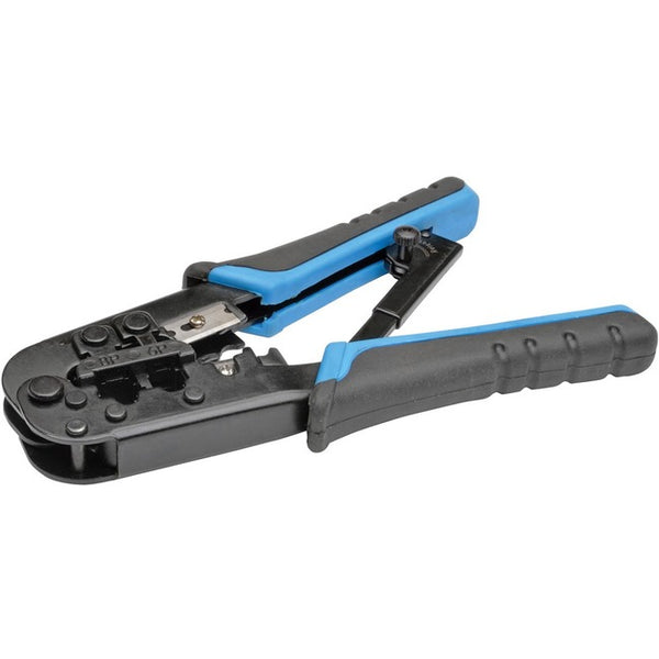 Tripp Lite RJ11-RJ12-RJ45 Crimping Tool with Cable Stripper - American Tech Depot
