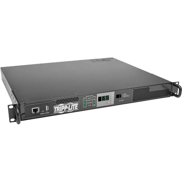 Tripp Lite PDU Monitored Horizontal 3.3-3.8KW 208-240V ATS L6-20R L6-20P 1U - American Tech Depot