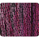 OTM Prints Black Mouse Pad, Dashes Carmine