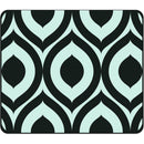OTM Classic Prints Black Mouse Pad, Elm Frost Green