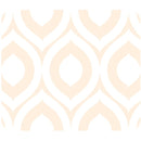 OTM Classic Prints White Mouse Pad, Elm Frost Peach