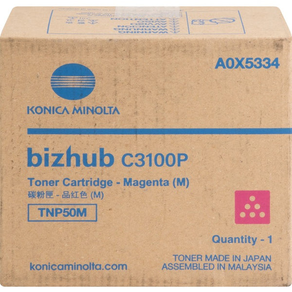 Konica Minolta TNP50M Original Toner Cartridge - Magenta