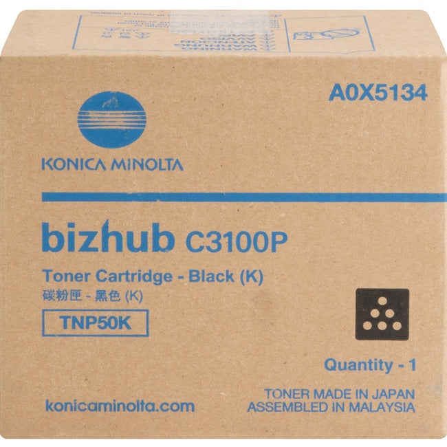 Konica Minolta TNP50K Original Toner Cartridge - Black