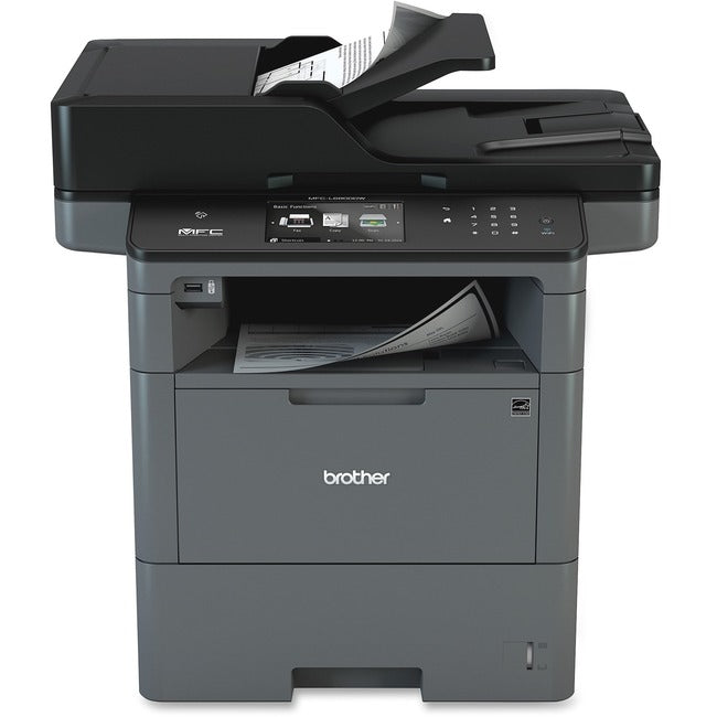Brother MFC-L6800DW Laser Multifunction Printer - Monochrome - Duplex - American Tech Depot