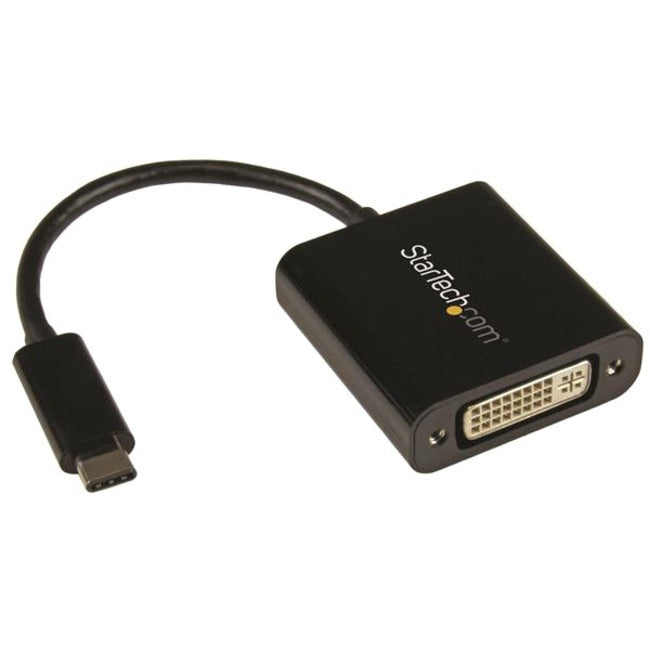 StarTech.com USB C to DVI Adapter - Thunderbolt 3 Compatible - 1920x1200 - USB-C to DVI Adapter for USB-C devices such as your 2018 iPad Pro - DVI-I Converter - American Tech Depot