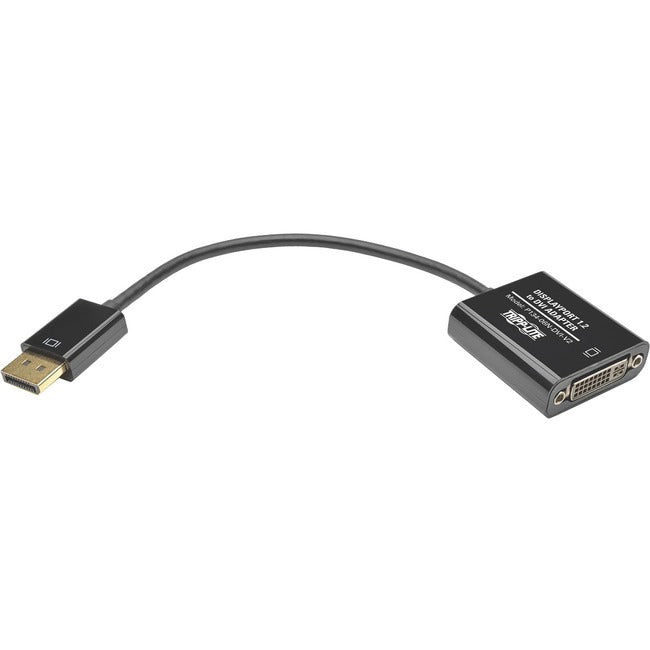 Tripp Lite 6in DisplayPort to DVI Adapter Active Converter M-F DPort 1.2 6" - American Tech Depot