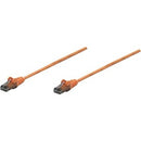 Intellinet Network Solutions Cat6 UTP Network Patch Cable, 0.5 ft (0.15 m), Orange - American Tech Depot
