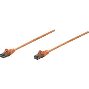 Intellinet Network Solutions Cat6 UTP Network Patch Cable, 1 ft (0.3 m), Orange - American Tech Depot