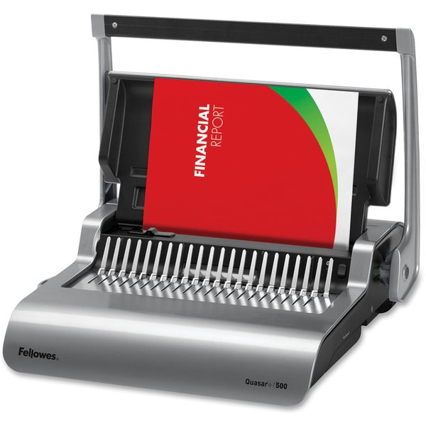 Fellowes Quasar™+ 500 Comb Binding Machine w- Starter Kit
