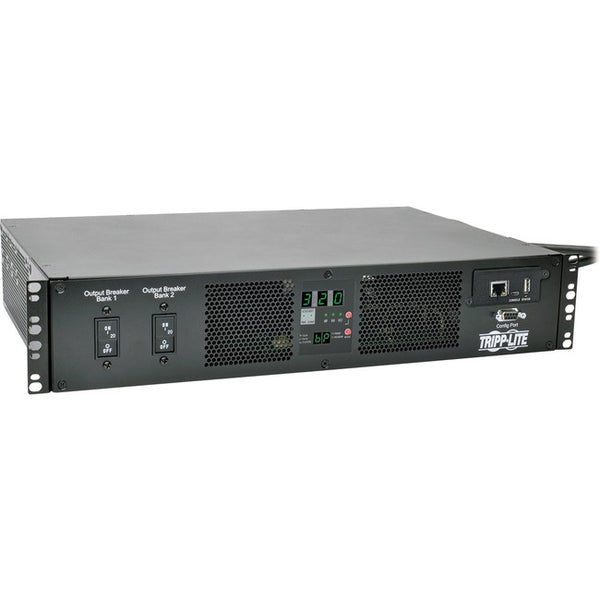 Tripp Lite PDU Switched 7.4kW 230V 16 C13 2 C19 2 IEC309 32A Blue Cords 2U