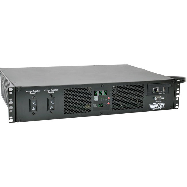 Tripp Lite PDU Switched 7.4kW 230V 16 C13 2 C19 2 IEC309 32A Blue Cords 2U