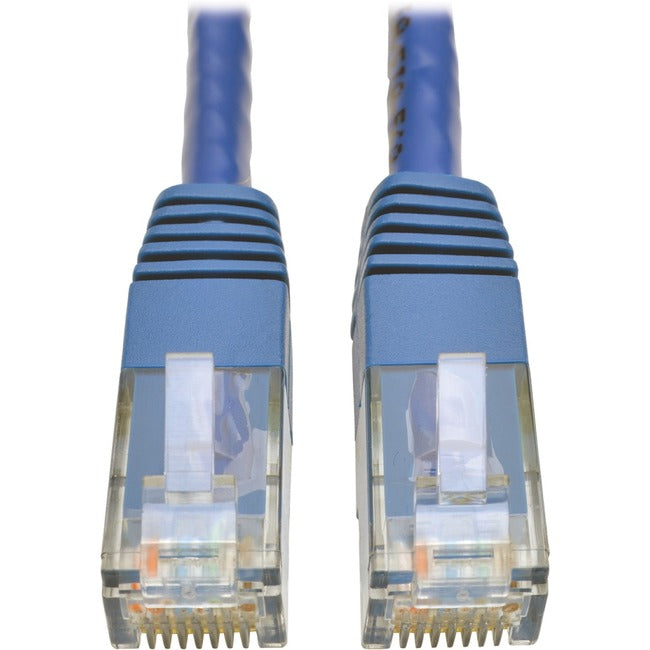 Tripp Lite Cat6 Gigabit Molded Patch Cable RJ45 M-M 550MHz 24 AWG Blue 15' - American Tech Depot