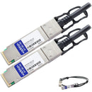 AddOn Mellanox MCP1600-C001 Compatible TAA Compliant 100GBase-CU QSFP28 to QSFP28 Direct Attach Cable (Passive Twinax, 1m) - American Tech Depot