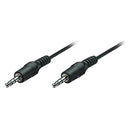 Manhattan 3.5 mm Stereo Male to Male Audio Cable, 6 ft, Black - American Tech Depot