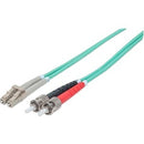 Intellinet Network Solutions Fiber Optic Patch Cable, ST-LC, OM3, 50-125, Multimode, Duplex, Aqua, 7 ft (2 m) - American Tech Depot