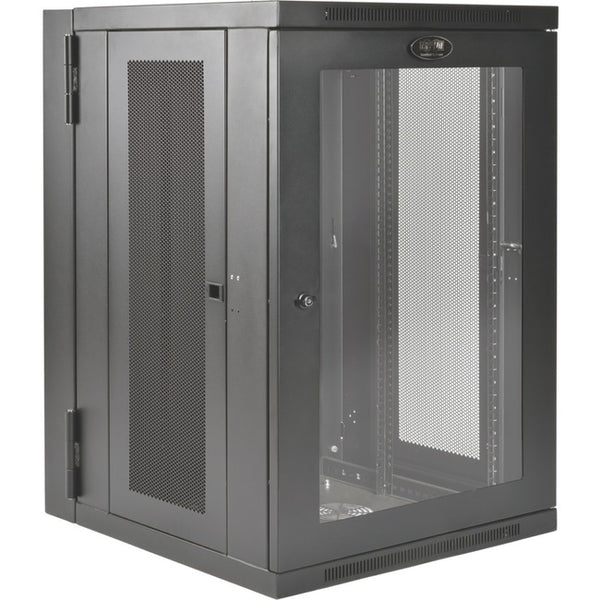 Tripp Lite 18U Wall Mount Rack Enclosure Server Cabinet Deep Acrylic Window - American Tech Depot