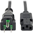 Tripp Lite 6ft Computer Power Cord Hospital Medical Cable 5-15P to C13 10A 18AWG 6' - American Tech Depot