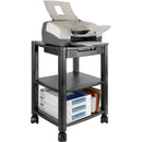 Kantek Three-shelf Mobile Printer-Fax Stand