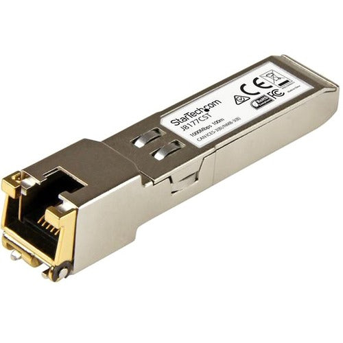 StarTech.com HPE J8177C Compatible SFP Module - 1000BASE-T - 1GE Gigabit Ethernet SFP SFP to RJ45 Cat6-Cat5e - 100m