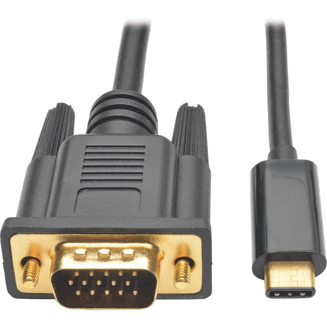 Tripp Lite USB C to VGA Adapter Cable Converter 1080p M-M USB Type C to VGA, USB-C, USB Type-C 16ft 16' - American Tech Depot