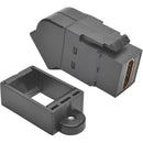 Tripp Lite HDMI Coupler Keystone Panel Mount Angled F-F Black - American Tech Depot
