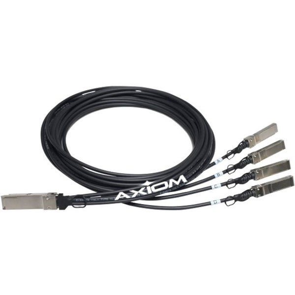 Axiom QSFP+ to 4 SFP+ Passive Twinax Cable 3m - American Tech Depot