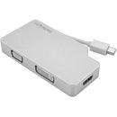 StarTech.com Aluminum Travel A-V Adapter: 3-in-1 Mini DisplayPort to VGA, DVI or HDMI - mDP Adapter - 4K - American Tech Depot