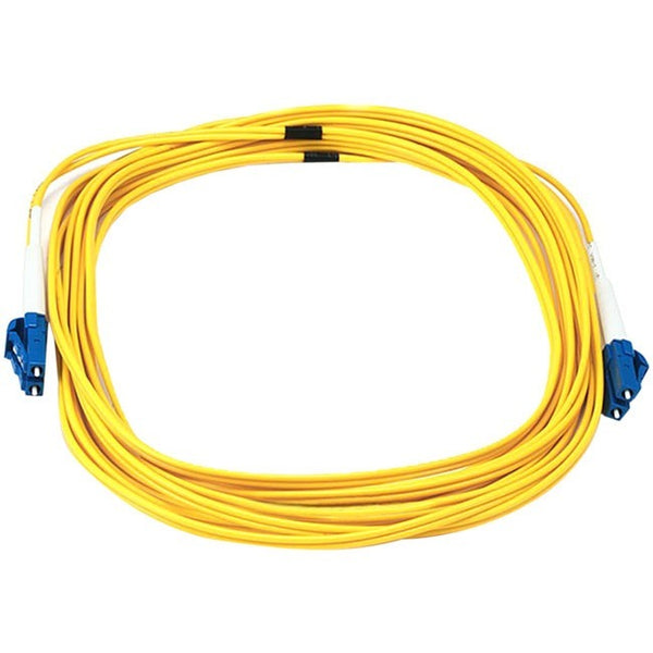 Monoprice Fiber Optic Cable, LC-LC, Single Mode, Duplex - 5 meter (9-125 Type) - Yellow - American Tech Depot