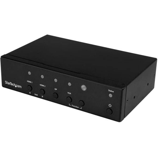 StarTech.com Multi-Input to HDMI Converter Switch - DisplayPort, VGA and Dual-HDMI to HDMI Switch - Priority and Automatic Switch - 4K - American Tech Depot