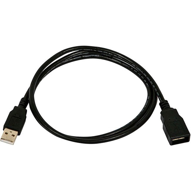 Monoprice 3ft USB 2.0 A Male to A Female Extension 28-24AWG Cable (Gold Plated) - American Tech Depot