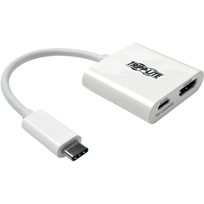 Tripp Lite USB C to HDMI Video Adapter Converter 4Kx2K w- USB-C PD Charging Port, USB-C to HDMI, USB Type-C to HDMI, USB Type C to HDMI 6in - American Tech Depot