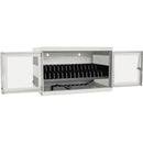 Tripp Lite 16-Port AC Charging Storage Station w- Cart Options Chromebook Laptop White - American Tech Depot